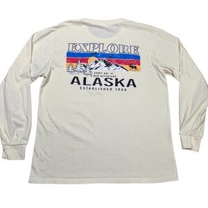 Southern Spirit Explore Alaska Long Sleeve Graphic Tshirt